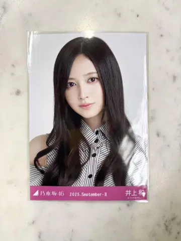 노기자카46 이노우에 와카츠키 어깨 트임 상의 요리 브로마이드