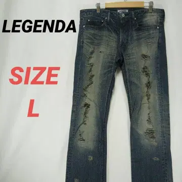 LEGENDA 레전드 데미지 진 크러쉬 스터드 남성용 L