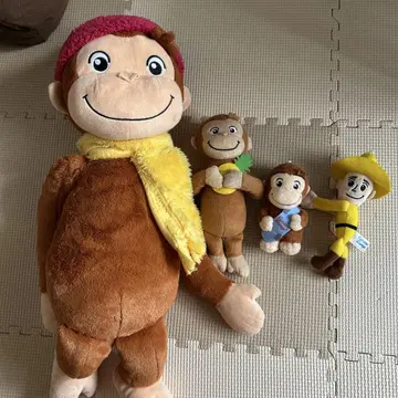호기심 많은 조지 봉제 인형 세트