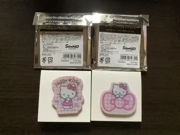 산리오 오로라 아크릴 마그넷 키티 2개 세트
