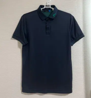 J.LINDEBERG 제이 린드버그 골프웨어 반팔 피케 셔츠 네이비 컬러
