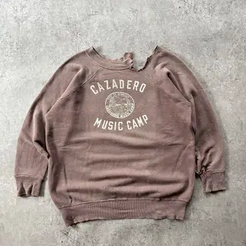 60s 빈티지 맨투맨 USA제 팥색/핑크 브라운 XL 상당