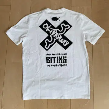 초레어 새상품급! muta marine T셔츠 사이즈 5 화이트 오키나와