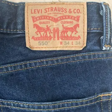 LEVI 550 데님 팬츠 W34 L34