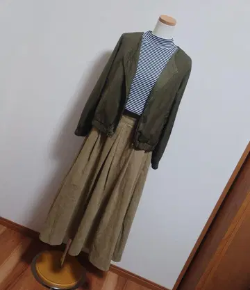 묶음 판매*코디 판매*가을 코디*MA-1*보더*스웨이드 스커트*캐주얼