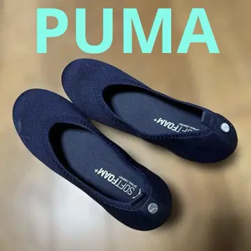 PUMA 네이비 플랫슈즈