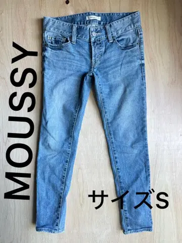 MOUSSY 마우지 스키니 데님 사이즈 S