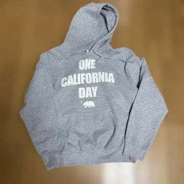 ONE CALIFORNIA DAY 후드티 M 사이즈 그레이