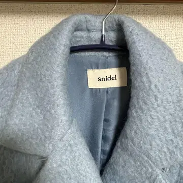 스나이델 SNIDEL 롱 코트 스카이블루 여성용 O 사이즈 겨울