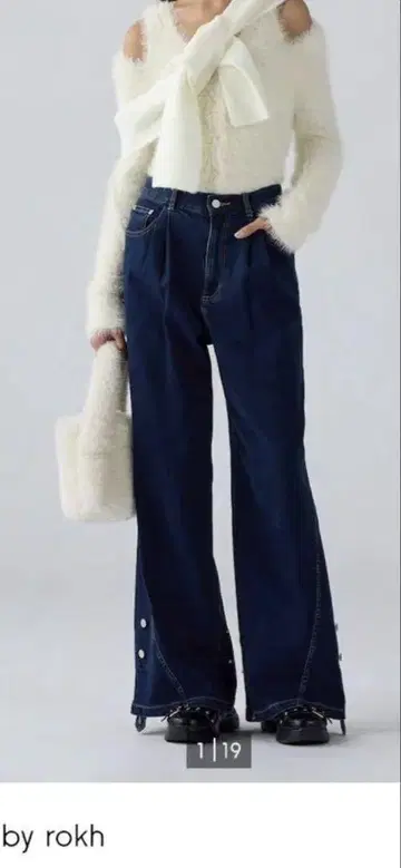 지유 로쿠 청바지 68 BLUE WOMEN XXL