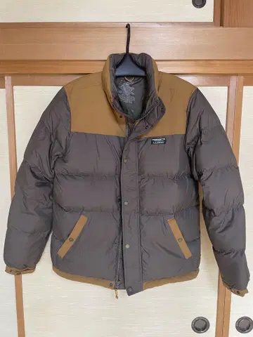 L.L.Bean PERTEX 다운 자켓 L 사이즈 브라운/카키
