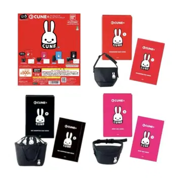 [새상품] 콩가샤본 CUNE 북&백 미니어처 피규어 3개 세트