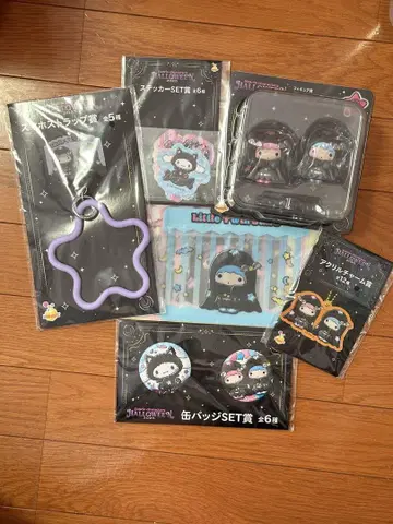 럭키 쿠지 산리오 2025 할로윈 리틀트윈스타 6종