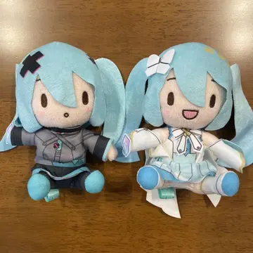프로세카 후와푸치 미니 봉제 인형 버추얼 싱거 바츠미쿠 각성 미쿠