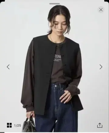 이번 시즌! 새상품급! 그린 라벨 릴랙싱 블라우스 베스트