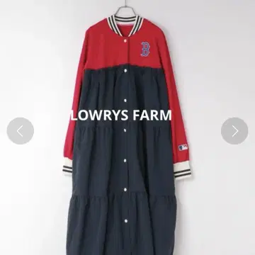 LOWRYS FARM MLB/바시티 자켓 콤비 원피스
