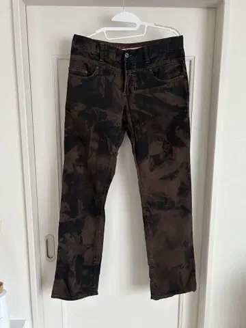 D&G 카모플라쥬 슬림핏 데님 팬츠