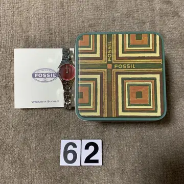 파슬 FOSSIL 손목시계 레드 빨간색