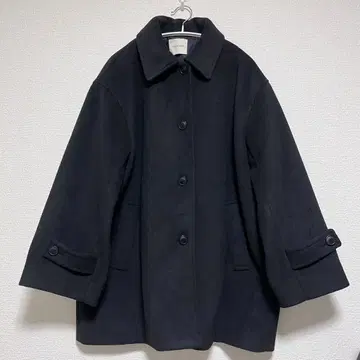FREAK'S STORE 비버 스탠칼라 숏코트/미들 코트