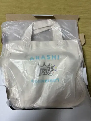 ARASHI 25주년 기념 토트백