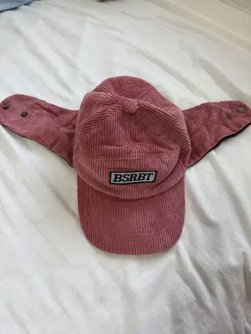 BSRABBIT 모자 코듀로이 Earflap Hat Stripe