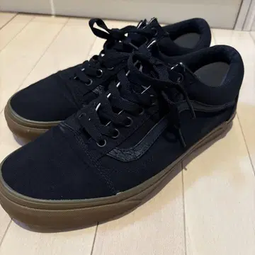 VANS ERA 블랙 캔버스 x 검솔