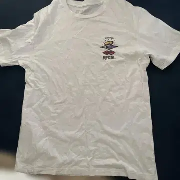 Rip Curl XL 화이트 T셔츠 그래픽 프린트