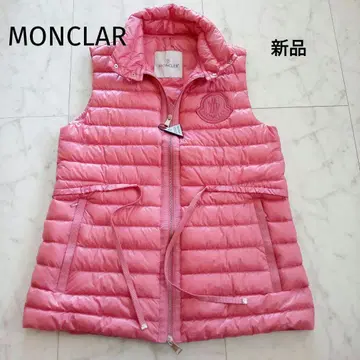새상품 MONCLER 핑크 다운 베스트