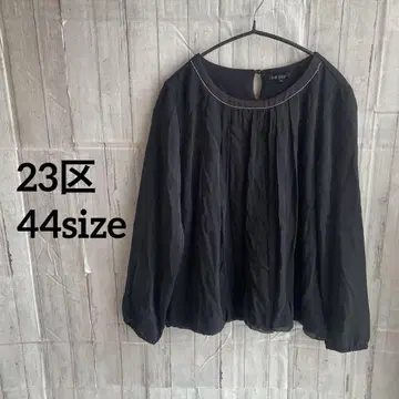 23구 빅 블라우스 44 블랙 온워드 포멀 XL