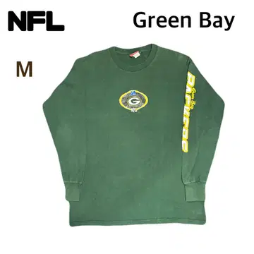 NFL 그린베이 패커스 긴팔 T셔츠 M