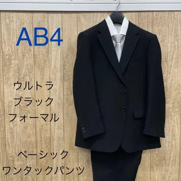 하자품 새상품, 미사용 [ AB4 ] 블랙 포멀 예복 남성용 연중