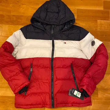 Tommy Hilfiger 후드 부착 다운 자켓