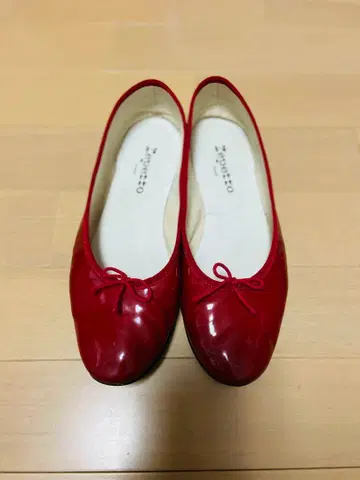 레페토 빨간색 발레 슈즈
