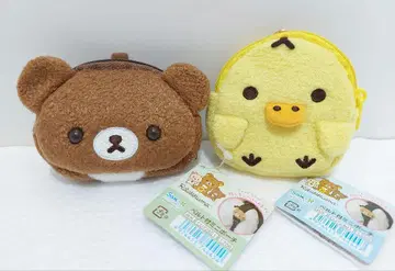 리락쿠마 키이로이토리 벨트 부착 미니 파우치 마스코트