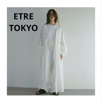 택 포함 새상품 ETRE TOKYO 거즈 2way 볼륨 원피스