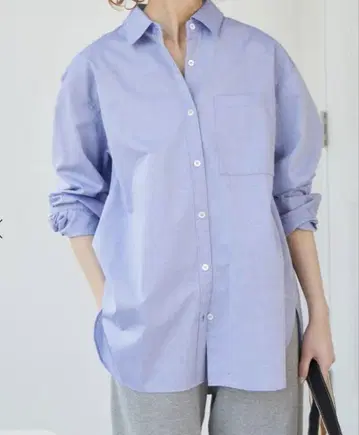 Spick&Span 라이트 옥스 오버 셔츠