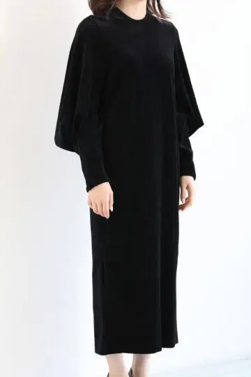 미사용 새상품 mame Ribbed Velour Jersey Dress