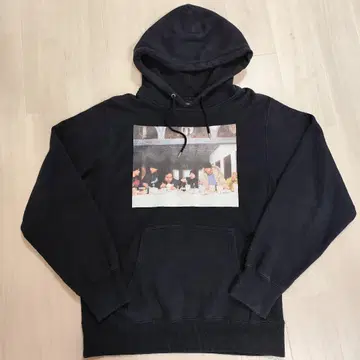 APPLEBUM 최후의 만찬 레어 후드티 레전드 래퍼 블랙 M