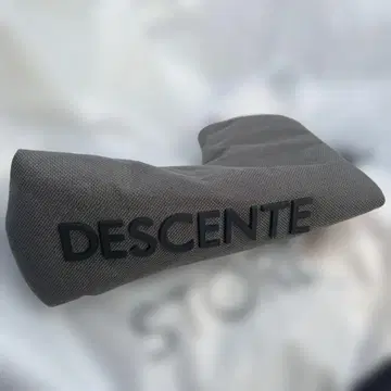 DESCENTE 퍼터용 골프헤드커버 D6KJ065 그레이