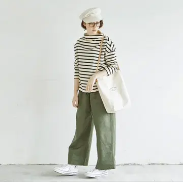 NARU(나루) 데라베 보더 포세린 셔츠