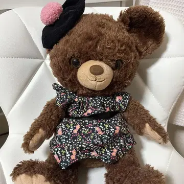 미니 미니 꽃무늬 원피스 베레모 포함