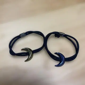 초승달 모양 머리끈 세트