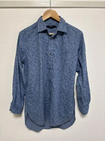 AZUL by moussy 긴팔 셔츠 꽃무늬 파란색