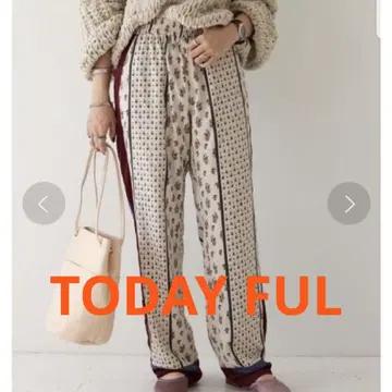TODAYFUL 투데이풀 패턴 패널 PT 이지 팬츠