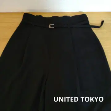 UNITED TOKYO 원턱 와이드 팬츠