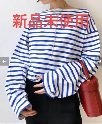 L'Appartement GOODGRIEF! Border Tops 블루