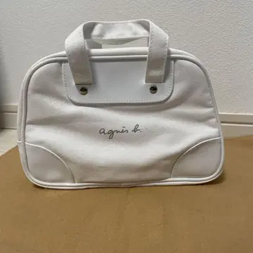 agnes b. 에네스베 미니 라운드 백 화이트