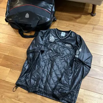 휠라 골프 FILA 퀼팅 자켓 블랙 LL