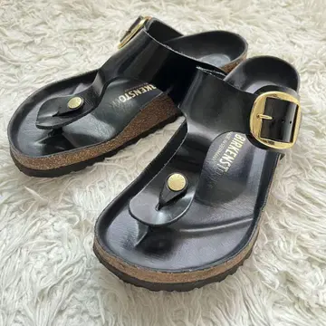 BIRKENSTOCK GIZEH BIG BUCKLE 24.5cm 블랙 금