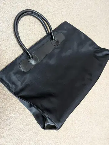 블랙 나일론 비즈니스 백